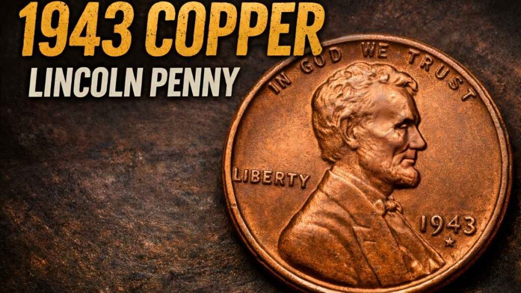 1943 Copper Lincoln Penny: Rare Coin Worth 5M That Collectors Seek